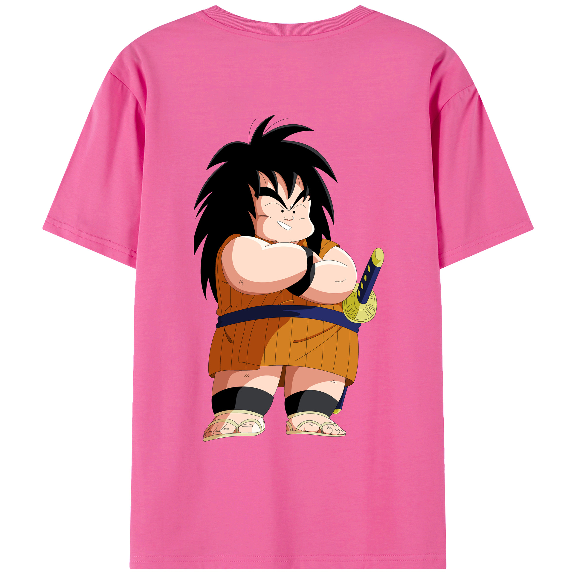 （画像用） ドラゴンボール やじろべえ DRAGON BALL Yajirobe レディース半袖Tシャツ(バックプリント)